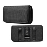 Gigapack tok fekvő, textil (univerzális, övre fűzhető, tépőzáras, 7.2-7.5" méret) fekete