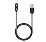 Gigapack Töltőkábel USB (mágneses, 100cm) FEKETE Haylou LS02 Pro, LS01, LS02