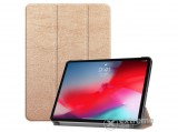 Gigapack TRIFOLD aktív flipes álló, műbőr tok Apple iPad Pro 11 (2018) készülékhez, arany