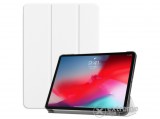 Gigapack TRIFOLD aktív flipes álló, műbőr tok Apple iPad Pro 11 (2018) készülékhez, fehér