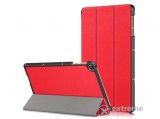 Gigapack Trifold álló, bőr hatású aktív flip tok Huawei MatePad T10 LTE készülékhez, piros