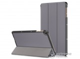 Gigapack Trifold álló, bőr hatású aktív flip tok Huawei MatePad T10 LTE készülékhez, szürke