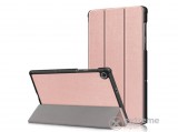 Gigapack Trifold álló, bőr hatású flip tok Lenovo Tab M10 Plus (TB-X606F) készülékhez, rozéarany