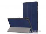 Gigapack Trifold álló, bőr hatású flip tok Lenovo Tab M10 Plus (TB-X606F) készülékhez, sötétkék