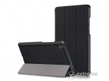 Gigapack Trifold bőr hatású álló tok Lenovo Tab M8 (TB-8505F) WIFI készülékhez, fekete