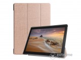 Gigapack Trifold műbőr tok Lenovo Tab E10 (TB-X104F) készülékhez, rozéarany