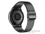 Gigapack univerzális pótszíj Honor Magic Watch 2 42mm,Huawei Watch GT 2 42mm készülékekhez, 20mm, fekete