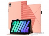 Gigapack valódi bőr tok Apple IPAD mini 6 (2021) készülékhez, rozéarany