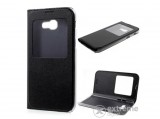 Gigapack View Window álló bőr tok Samsung Galaxy A3 (2017) SM-A320F készülékhez, fekete