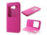 Gigapack View Window álló bőr tok Samsung Galaxy A3 (2017) SM-A320F készülékhez, rózsaszín