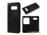 Gigapack View Window álló bőr tok Samsung Galaxy S8 (SM-G950) készülékhez, fekete