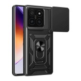 Gigapack Xiaomi 14T Pro defender szilikon telefonvédő (ütésállóság, tartógyűrű, kameravédő) fekete