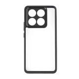 Gigapack Xiaomi 14T Pro szilikon telefonvédő (ütésállóság, átlátszó hátlap) fekete
