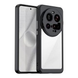 Gigapack Xiaomi 15 Ultra szilikon telefonvédő (ütésállóság, átlátszó hátlap) fekete