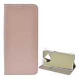 Gigapack Xiaomi Mi 10T Lite 5G tok álló, bőr hatású (Flip, oldalra nyíló, asztali tartó funkció) rozéarany