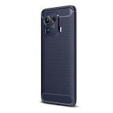 Gigapack Xiaomi Mi 11 Pro 5G szilikon telefonvédő (közepesen ütésálló, légpárnás sarok, szálcsiszolt, karbon minta) kék