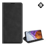 Gigapack Xiaomi Mi 11 Pro 5G tok álló, valódi bőr (Flip, oldalra nyíló, asztali tartó funkció) fekete