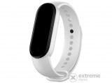 Gigapack Xiaomi Mi Band 5 pótszíj, szilikon, állítható, fehér