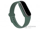 Gigapack Xiaomi Mi Band 5 pótszíj, szilikon, állítható, sötétzöld