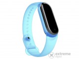 Gigapack Xiaomi Mi Band 5 pótszíj, szilikon, állítható, világoskék