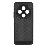 Gigapack Xiaomi Redmi 14C 4G műanyag telefonvédő (légáteresztő, lyukacsos, kameravédő) fekete