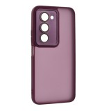 Gigapack Xiaomi Redmi 15 4G  szilikon telefonvédő (ütésállóság, akril hátlap, kameravédő) lila