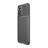 Gigapack Xiaomi Redmi Note 11 4G (Redmi Note 11S)  védő (közepesen ütésálló, légpárnás sarok, karbon minta) fekete