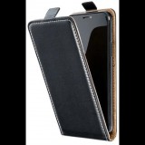 Gigapack Xiaomi Redmi Note 13 4G bőr hatású lefelé nyíló fliptok fekete (GP-154083) (GP-154083)