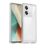 Gigapack Xiaomi Redmi Note 13 5G műanyag telefonvédő (szilikon keret, ütésállóság, átlátszó hátlap) átlátszó