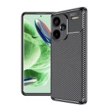 Gigapack Xiaomi Redmi Note 13 Pro Plus 5G szilikon telefonvédő (ütésállóság, légpárnás sarok, karbon minta) fekete