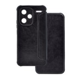 Gigapack Xiaomi Redmi Note 13 Pro Plus 5G tok álló, bőr hatású ( ütésálló, légpárnás sarok, kameravédő) fekete