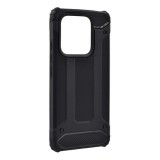 Gigapack Xiaomi Redmi Note 14 4G defender szilikon telefonvédő (ütésállóság, légpárnás sarok, fémhatás) fekete