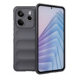 Gigapack Xiaomi Redmi Note 14 4G  szilikon telefonvédő (ütésállóság, kameravédő, 3d) sötétszürke