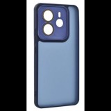 Gigapack Xiaomi Redmi Note 14 4G szilikon tok akril hátlappal sötétkék (GP-167723) (GP-167723)