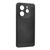 Gigapack Xiaomi Redmi Note 14 5G  műanyag telefonvédő (légáteresztő, lyukacsos, kameravédő) fekete