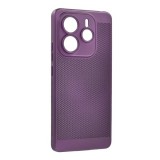 Gigapack Xiaomi Redmi Note 14 5G  műanyag telefonvédő (légáteresztő, lyukacsos, kameravédő) lila