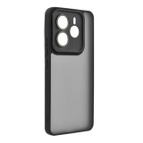 Gigapack Xiaomi Redmi Note 14 5G szilikon telefonvédő (ütésállóság, akril hátlap, kameravédő) fekete