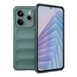 Gigapack Xiaomi Redmi Note 14 5G  szilikon telefonvédő (ütésállóság, kameravédő, 3d) sötétzöld