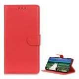 Gigapack Xiaomi Redmi Note 14 5G  tok álló, bőr hatású (flip, oldalra nyíló, asztali tartó, prémium) piros