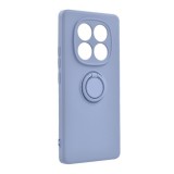 Gigapack Xiaomi Redmi Note 14 Pro 4G szilikon telefonvédő (tartógyűrű, plüss belső, mágneses, kameravédő) lila