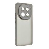 Gigapack Xiaomi Redmi Note 14 Pro 4G szilikon telefonvédő (ütésállóság, akril hátlap, kameravédő) világosszürke