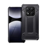 Gigapack Xiaomi Redmi Note 14 Pro 5G defender szilikon telefonvédő (ütésállóság, légpárnás sarok, fémhatás) fekete