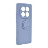 Gigapack Xiaomi Redmi Note 14 Pro 5G szilikon telefonvédő (tartógyűrű, plüss belső, mágneses, kameravédő) lila
