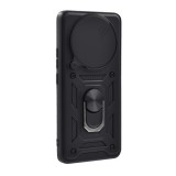 Gigapack Xiaomi Redmi Note 14 Pro Plus 5G defender szilikon telefonvédő (ütésállóság, tartógyűrű, kameravédő) fekete