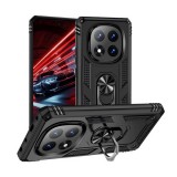 Gigapack Xiaomi Redmi Note 14 Pro Plus 5G defender szilikon telefonvédő (ütésállóság, tartógyűrű, mágneses) fekete