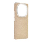 Gigapack Xiaomi Redmi Note 14 Pro Plus 5G szilikon telefonvédő (műanyag belső, csillogó hátlap) arany