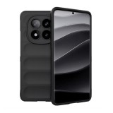 Gigapack Xiaomi Redmi Note 14 Pro Plus 5G szilikon telefonvédő (ütésállóság, kameravédő, 3d) fekete
