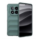Gigapack Xiaomi Redmi Note 14 Pro Plus 5G szilikon telefonvédő (ütésállóság, kameravédő, 3d) sötétzöld
