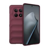 Gigapack Xiaomi Redmi Note 15 4G szilikon telefonvédő (ütésállóság, kameravédő, 3d) bordó