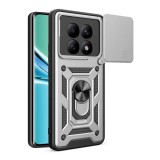 Gigapack Xiaomi Redmi Note 15 5G defender szilikon telefonvédő (ütésállóság, tartógyűrű, kameravédő) ezüst